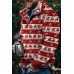 Men's winter autumn Cute Reindeers Printed Plush Pullover